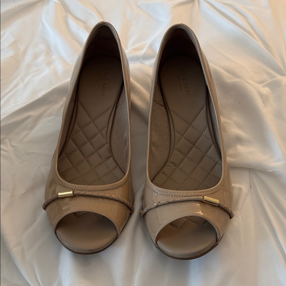 Cole Haan Maple Sugar Patent Flats